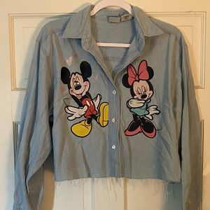 Vintage Disney Denim Crop